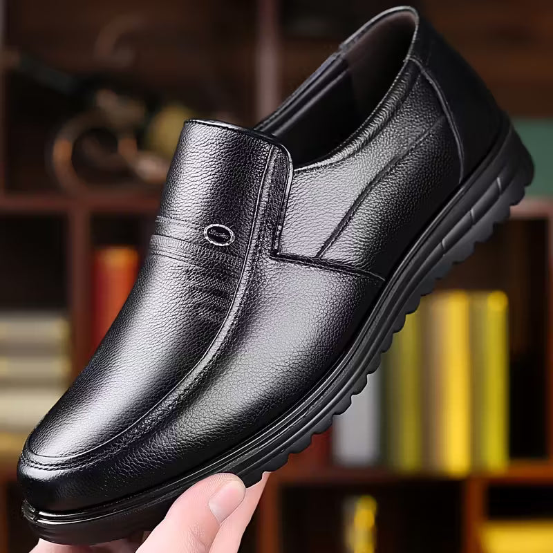 Sapato Social ConfortGel™ - Tecnologia Palmilha em Gel + 1 Cinto Exclusivo de Presente 🎁