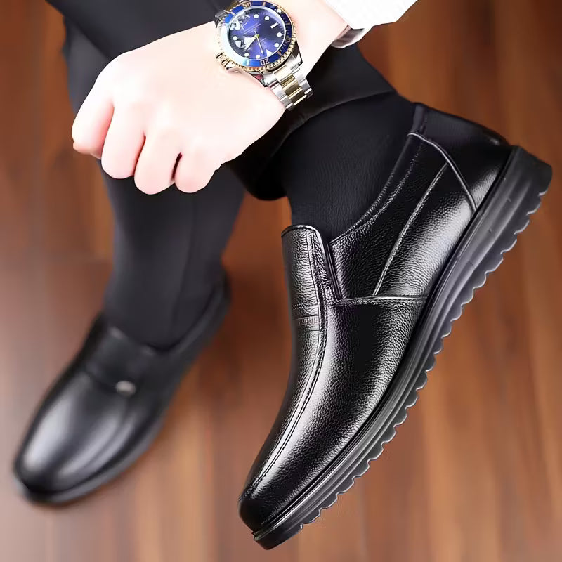 Sapato Social ConfortGel™ - Tecnologia Palmilha em Gel + 1 Cinto Exclusivo de Presente 🎁