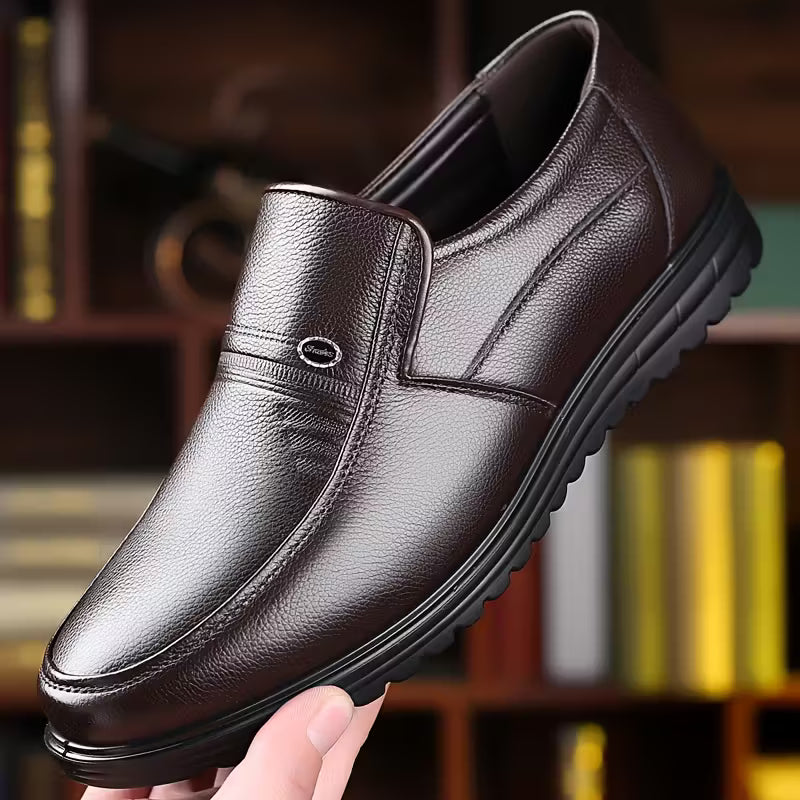 Sapato Social ConfortGel™ - Tecnologia Palmilha em Gel + 1 Cinto Exclusivo de Presente 🎁