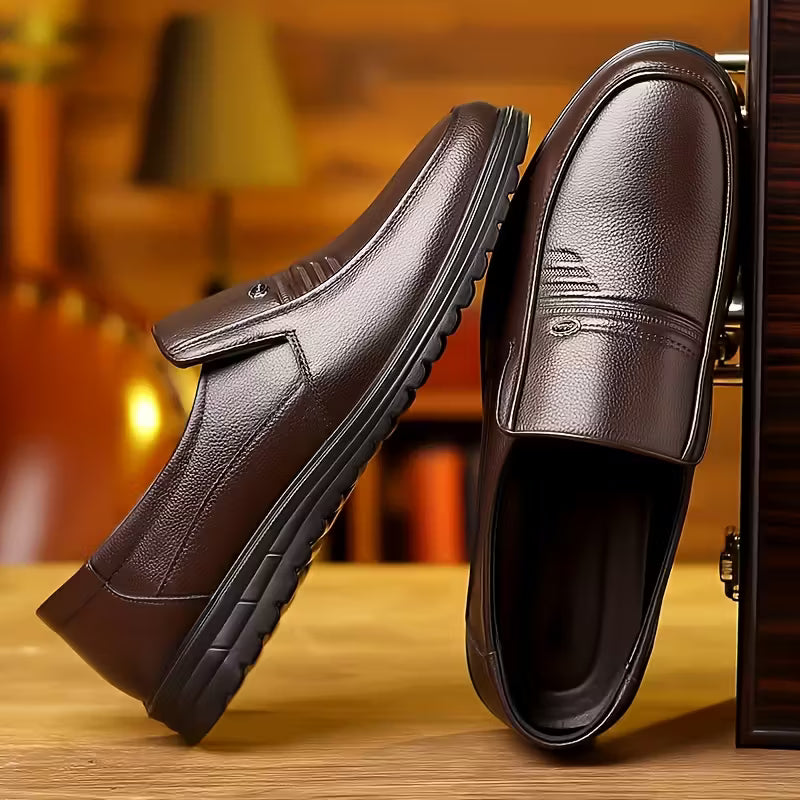 Sapato Social ConfortGel™ - Tecnologia Palmilha em Gel + 1 Cinto Exclusivo de Presente 🎁
