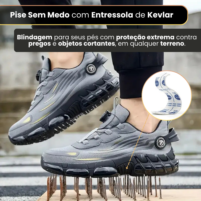 Tênis Indestrutível Defender Titan™ + Kit 3 Pares de Meia de brinde