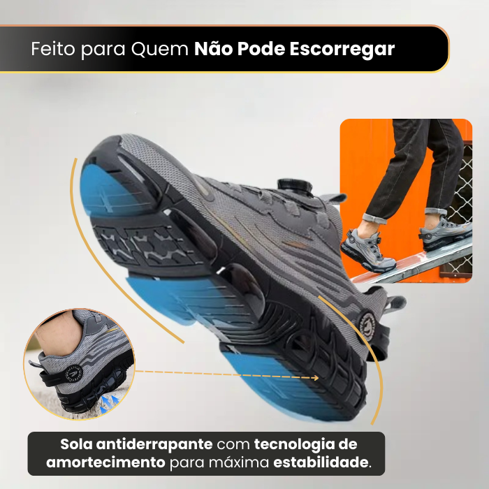 Tênis Indestrutível Defender Titan™ + Kit 3 Pares de Meia de brinde