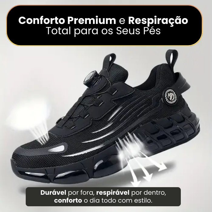 Tênis Indestrutível Defender Titan™ + Kit 3 Pares de Meia de brinde