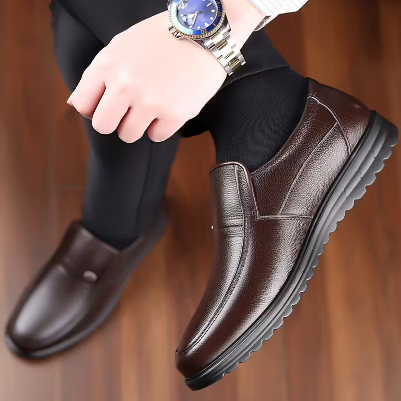 Sapato Social ConfortGel™ - Tecnologia Palmilha em Gel + 1 Cinto Exclusivo de Presente 🎁